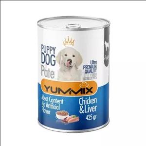 کنسرو سگ پاپی پته یامیکس با طعم مرغ و جگر
