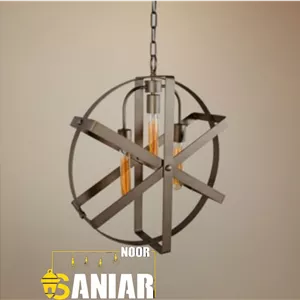 لوستر فلزی مدرن مینیمال | طراحی ساده و شیک