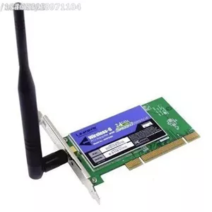 کارت شبکه وایرلس کارکرد درحد نو Linksys WMP54GS