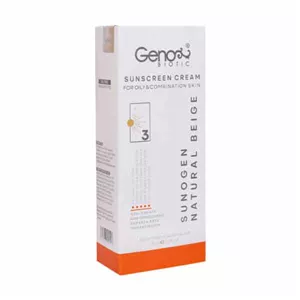 ضد آفتاب SPF50 ژنوبایوتیک پوست چرب