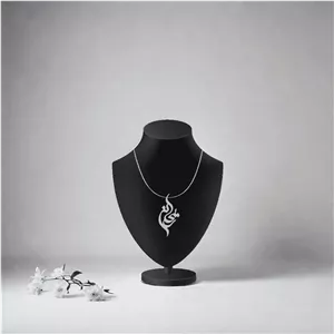 پلاک اسم ریحانه و زنجیر