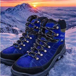 کفش کوهنوردی و طبیعت گردی مکوان مدل تفتان رنگ آبی اشبالت