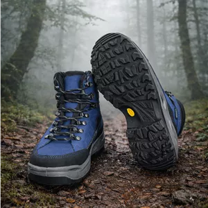 کفش کوهنوردی و طبیعت گردی مکوان مدل تفتان رنگ آبی نبوک