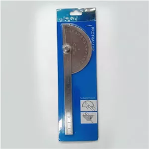 نقاله زاویه سنج فلزی 10 سانتی 