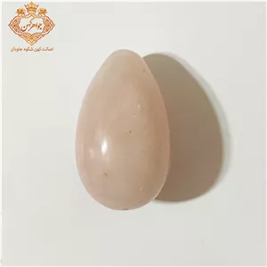 رز کوارتز تخم مرغی طبیعی معدنی کد(۱۰۷)