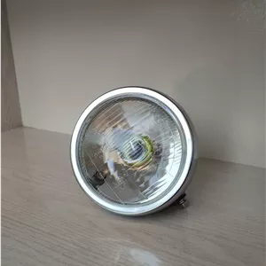 کله چراغ cg اصلی هندا سی جی بلوری کامل شیشه فلزی( قابل نصب بروی تمامی موتور سیکلت ها)