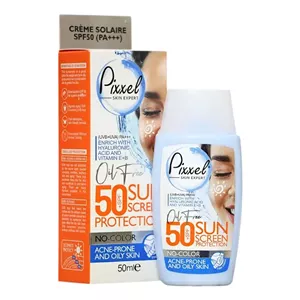 ضد آفتاب بی رنگ پیکسل | برای پوست چرب و جوش دار (SPF 50)