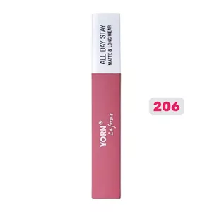 رژ لب مایع مات یورن مدل All Day Stay | شماره 206