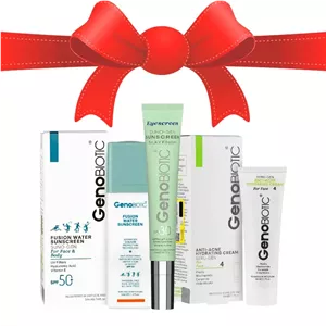 ست هدیه  مراقبت تخصصی پوست هدیه چرب و جوش‌دار ژنوبایوتیک