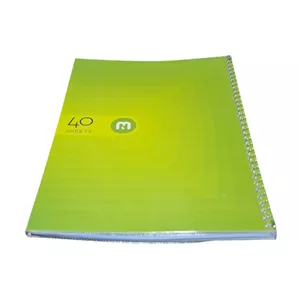 دفتر ۴۰ برگ جلد طلقی نهال