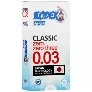 کاندوم کدکس 0.03 نازک | Classic Zero Zero Three Condom