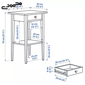 پاتختی ایکیا مدلHEMNES