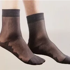 جوراب پارازین کفه دار مشکی برند هانی زنانه