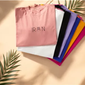 تیشرت مردانه سوپر پنبه لش اورسایز | قواره بزرگ 4XL تا 5XL | قد 80 سانتی