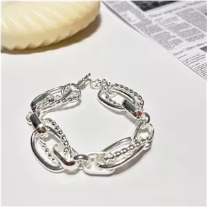 دستبند لوکس ویو سیلور آبکاری نقره کد 2998