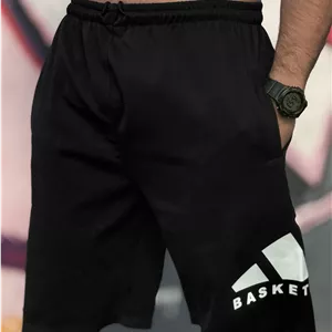 شلوارک بگ آدیداس بسکتبال (Adidas) 🩳 | پارچه غواصی لطیف با چاپ کاتری