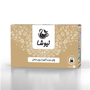 چای سبز وآلوئه ورا وپودر عسل نیوشا