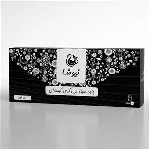 چای سیاه ارل گری کیسه ای عطر قوی نیوشا