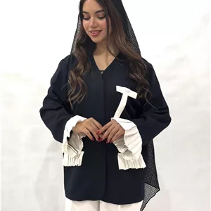 کت زنانه کرپ باربی پاپیون