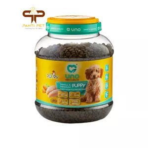 غذای خشک توله سگ اونو نژاد کوچک و متوسط وزن 2کیلوگرم UNO