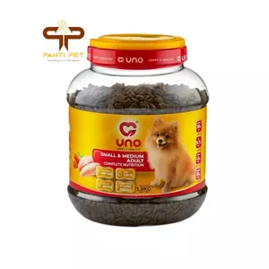 غذای خشک سگ بالغ نژاد کوچک و متوسط اونو وزن 2کیلوگرم UNO