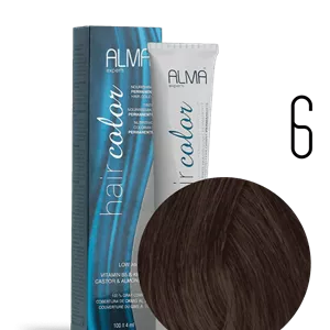 رنگ مو آلما شماره 6 بلوند تیره | Alma Hair Color 6 – 100ml