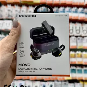 میکروفون یقه ای پرودو PRODO مدلMOVO PD-LAMPHF76 اصل | میکروفون بیسیم تولید محتوا