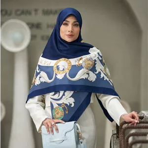 روسری ابریشم ژاکارد سلین