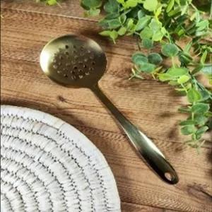 کفگیر طلایی استیل کد 1210