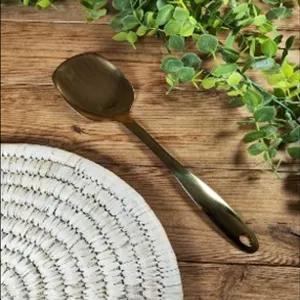 کفگیر طلایی استیل کد 1208