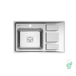 ‎6042-S45 تک لگن توکار چپ - میکس پلاس - سینک