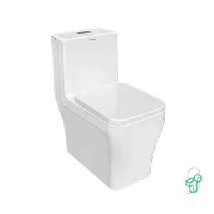 آرتا درجه 2درب دوبل آرام بندمکانیزم دو زمانه - چینی کرد - توالت فرنگی