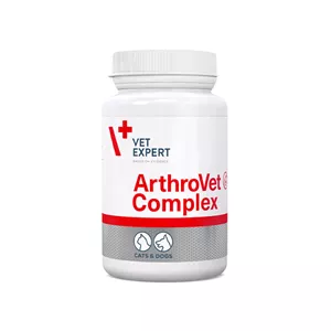 قرص مکمل مفاصل سگ و گربه نژاد بزرگ و متوسط وت اکسپرت مدل آرترووتVetexpert Arthrovet Complex For  Dogs Large Breed