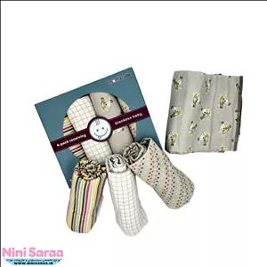 خشک کن پا نوزاد برند مامز کیوتی(momscutie) بسته 4 عددی طرح کوالا رنگ طوسی- خرید مستقیم از تولید کننده