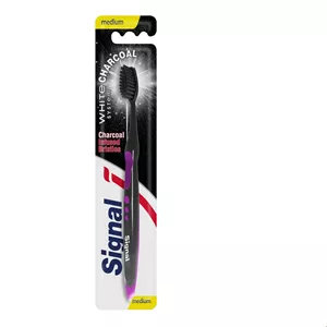 مسواک ذغالی سیگنال با برس متوسط 1 عددی 