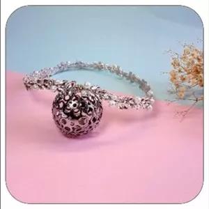 تاج حلقه ای ترکیبی سنگ و مروارید اصل