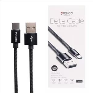 کابل شارژر یسیدو مدل CA-58 از نوع تایپ سی به متراژ 300 سانتی متر