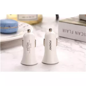 شارژر فندکی Foneng C06 با دو خروجی USB و توان 2.4 آمپر