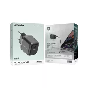 آداپتور گرین لاین مدل Green Lion Ultra Compact Wall Charger با توان ۲۰ وات