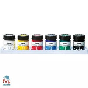 گواش 6 رنگ پنتل (Pentel)