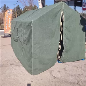 چادر مسافرتی خیمه اسکلتی ۳ در ۴ آستردار ضدآب جنس برزنت ضخیم