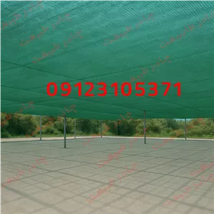 توری شید گلخانه‌ای سبز عرض ۶ متر تراکم ۸۰٪ ضدآفتاب مترمربع