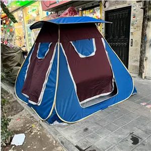 چادرمسافرتی 8 نفره ریپس با سایبان و چهار درب بزرگ جنس برنو درجه یک ضداب کد25