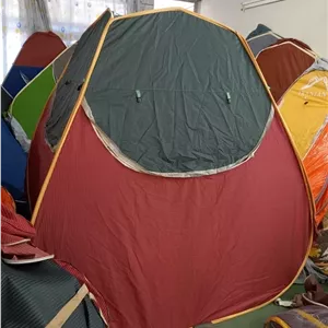 چادر مسافرتی ضد آب 8 نفره مکعبی اسکلتی (سقف عریض کلبه ای ) هواکش دار ( سبک پنجره ایتالیایی)