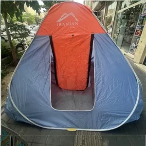 چادر مسافرتی 12 نفره مدل برنو کف ضخیم با کیفیت خیمه کلبه تیشرت شلوار پارس کد9