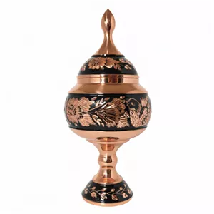 شکلات خوری مسی الماس تراش نفیس سایز 20.5 