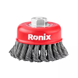 فرچه بافتی کاسه ای رونیکس 100mm مدل RH-9943