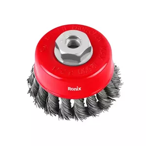 فرچه بافتی کاسه ای رونیکس 75mm مدل RH-9942