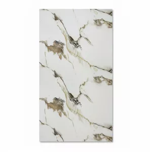 استونید (ماربل شیت) کد 1451 – دیوارپوش دکوراتیو سفید و طوسی شیک