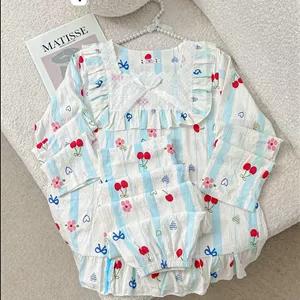 ست استین بلند یقه خشتی خوشگل کد 1125